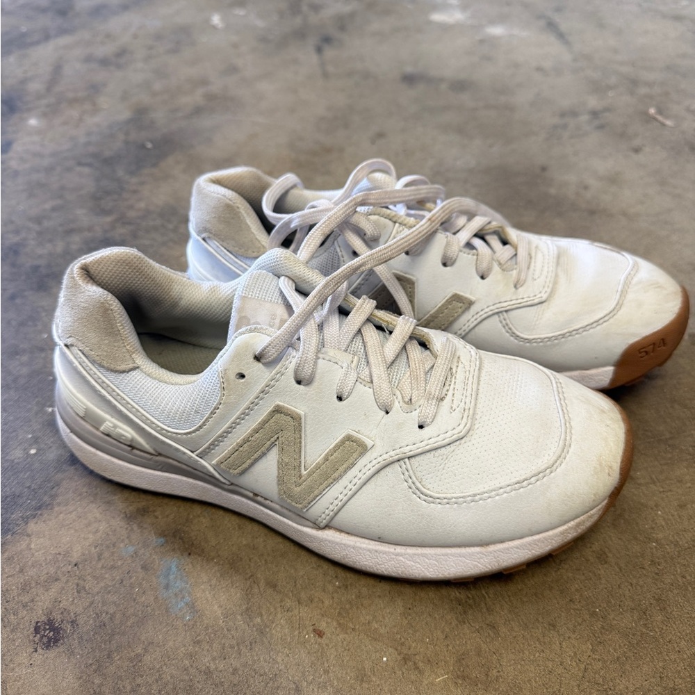 New Balance Cream and Tan golf ⛳️ Sneakers